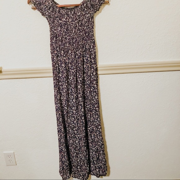 Floral Maxi Slit Dress - Picture 1 of 2